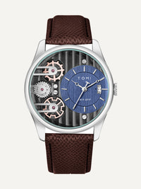 Gearon Navy Brown